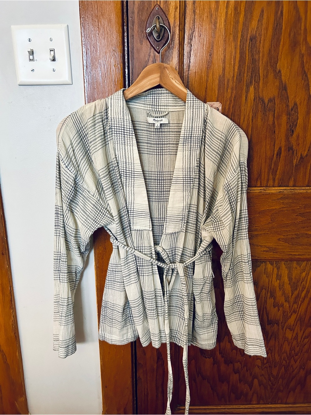 Madewell (circa 2018) gauze kimono top